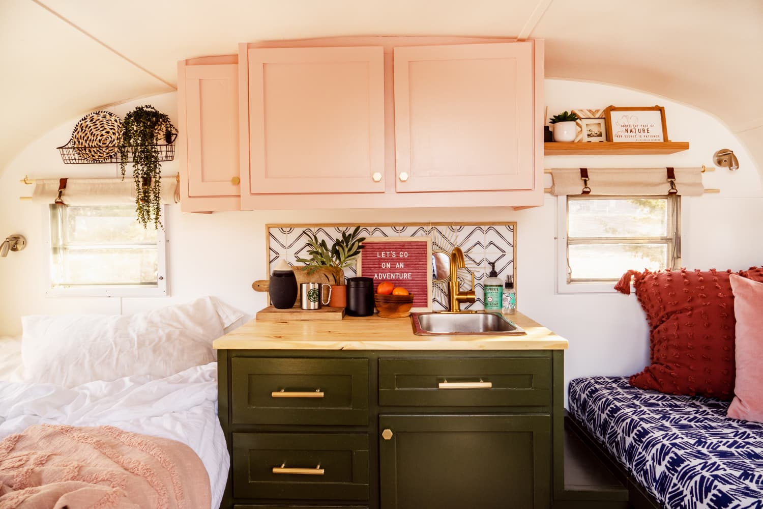 Vintage camper shop refrigerator